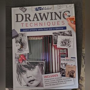 ArtMaker Drawing Techniques Kit NEW